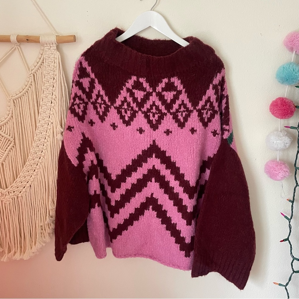 Free People New Nordic Pullover Sweater / Free People Sweater - Picture 3 of 7